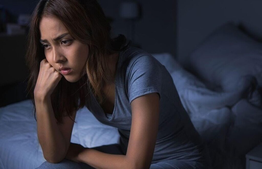 Woman looking tired with Sheila van tol counselling